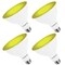 Luxrite PAR38 LED Yellow Light Bulb 8W 45W Equivalent Damp Rated UL Listed E26 Medium Base, 4PK LR31641-4PK - alternate 1